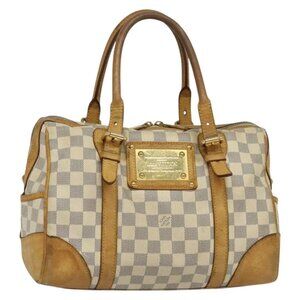 LOUIS VUITTON Damier Azur Berkeley Hand Bag N52001 LV Auth 136526